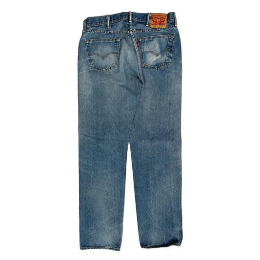 501 Levis Jeans - 34W 34L Blue Denim