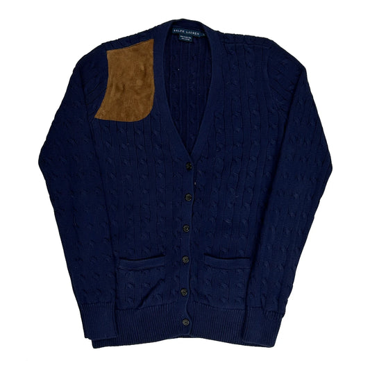Ralph Lauren Cardigan - Large Blue Cotton