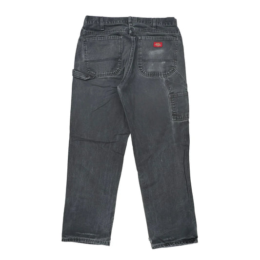Dickies Carpenter Trousers - 32W 30L Grey Cotton