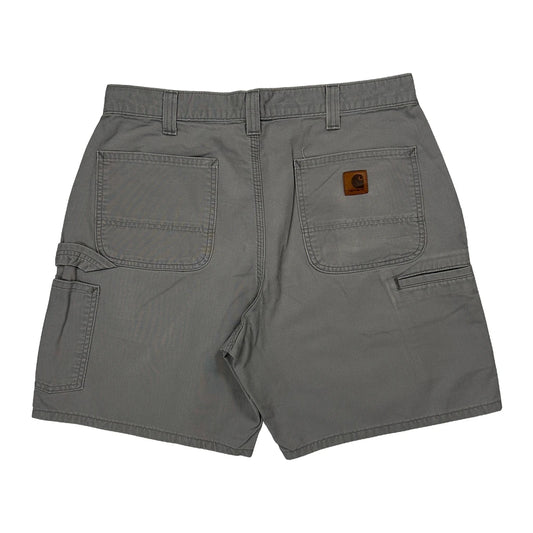Carhartt Carpenter Shorts - 33W 10L Grey Cotton