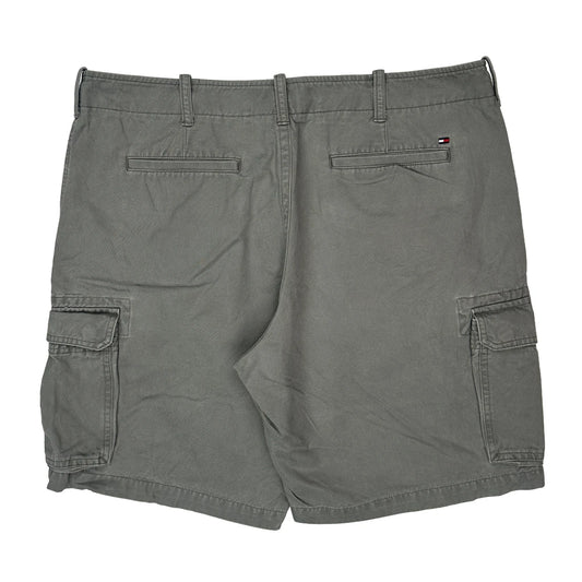Tommy Hilfiger Cargo Shorts - 40W 10L Grey Cotton