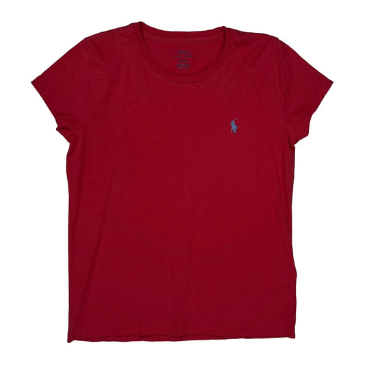 Polo By Ralph Lauren T-Shirt - Medium Red Cotton