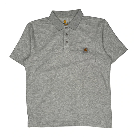 Carhartt Polo Shirt - Medium Grey Cotton