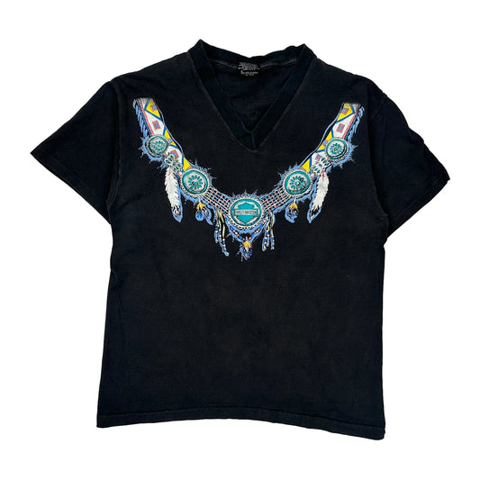 Regency Harley Davidson Jacksonville, Fl Harley Davidson V-Neck T-Shirt - Medium Black Cotton