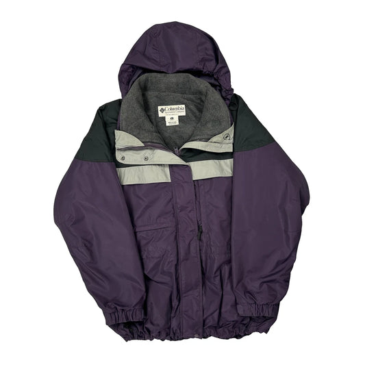 Vintage Columbia Oversized Ski Jacket - XL Purple Polyester