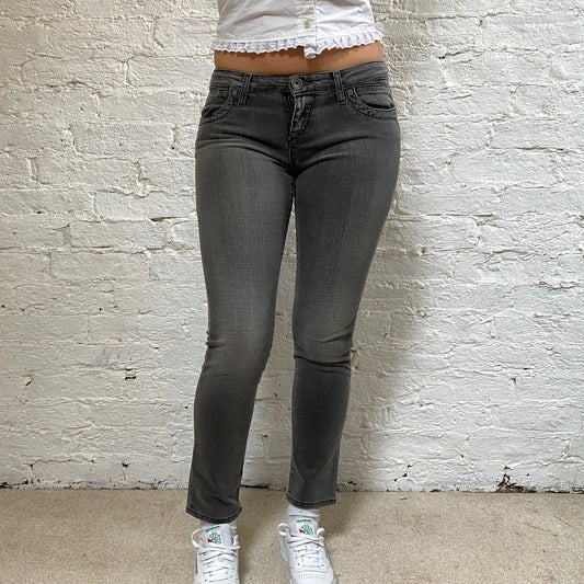 Vintage grey Tommy Hilfiger Jeans - womens 30" waist