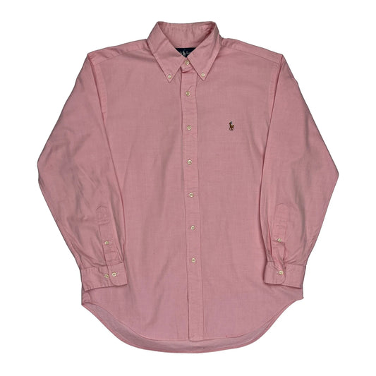 Vintage Ralph Lauren Shirt - Large Pink Cotton