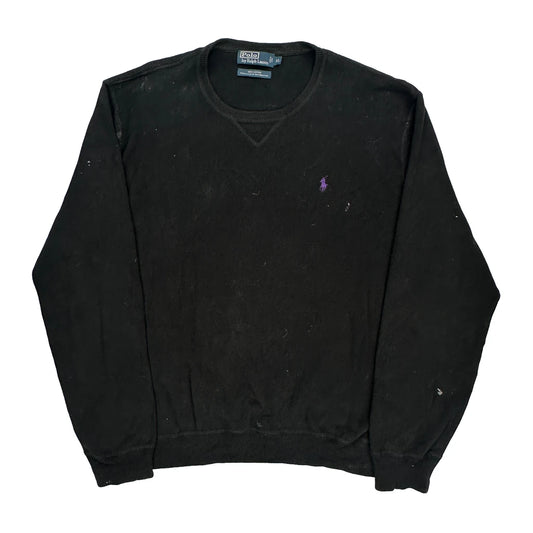 Polo By Ralph Lauren Jumper - XL Black Cotton