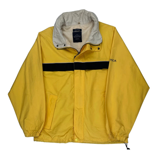 Nautica Windbreaker - XL Yellow Cotton Blend