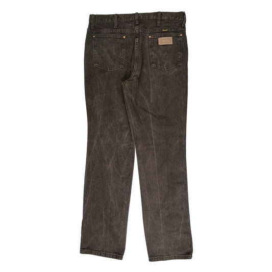 Wrangler Jeans - 33W 33L Brown Cotton