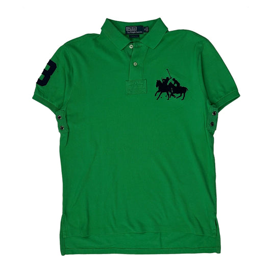 Vintage Polo By Ralph Lauren Polo Shirt - Medium Green Cotton