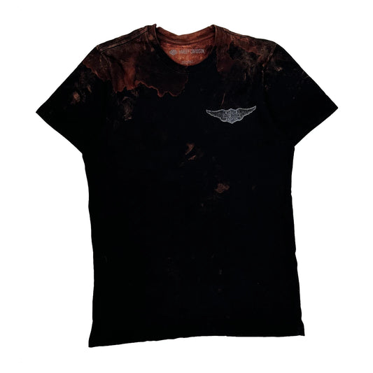 Vintage Harley Davidson T-Shirt - Large Black Cotton