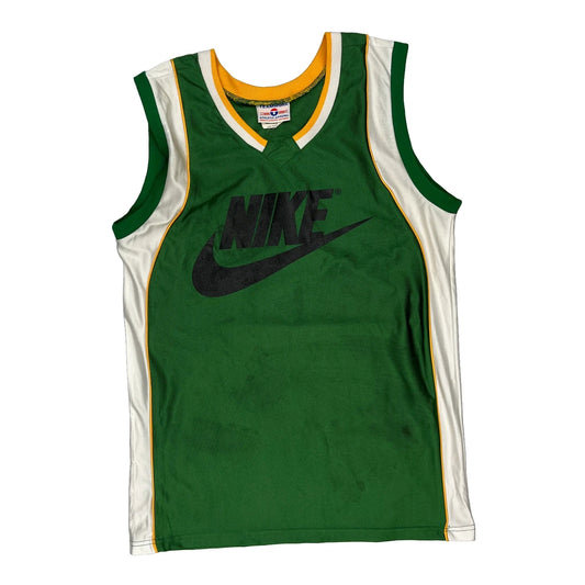 Nike Graphic Jersey - Large Green Polyester