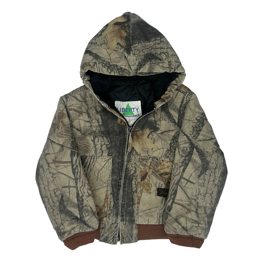Vintage Kids Liberty Camo Jacket - Small Camo Cotton