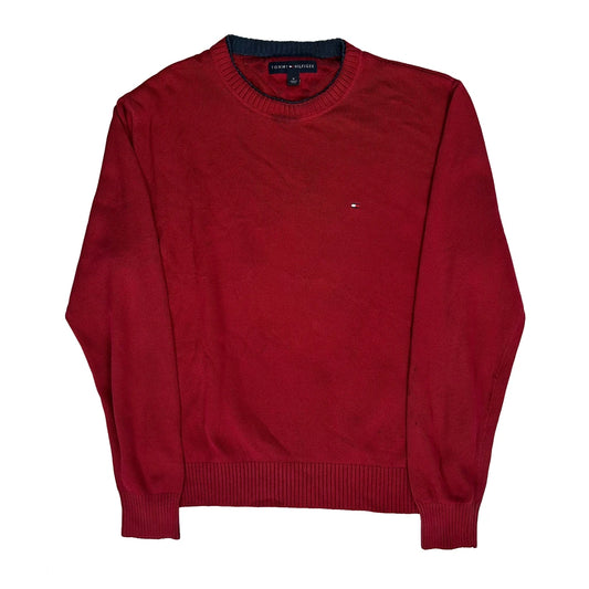 Tommy Hilfiger Jumper - Medium Red Cotton