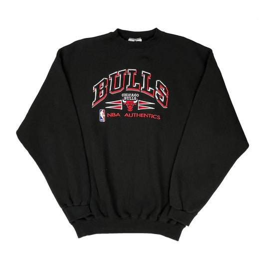 Chicago Bulls Logo Athletics Nba Sweatshirt - XL Black Cotton