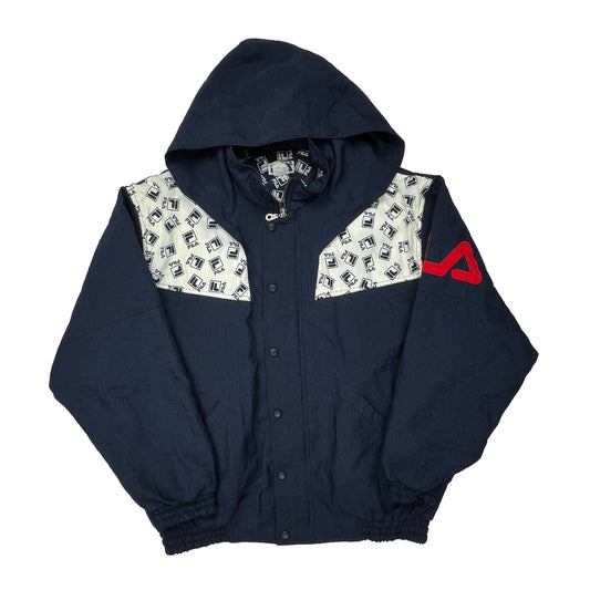 Fila Windbreaker - XL Red Nylon