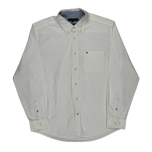 Tommy Hilfiger Shirt - Large White Cotton