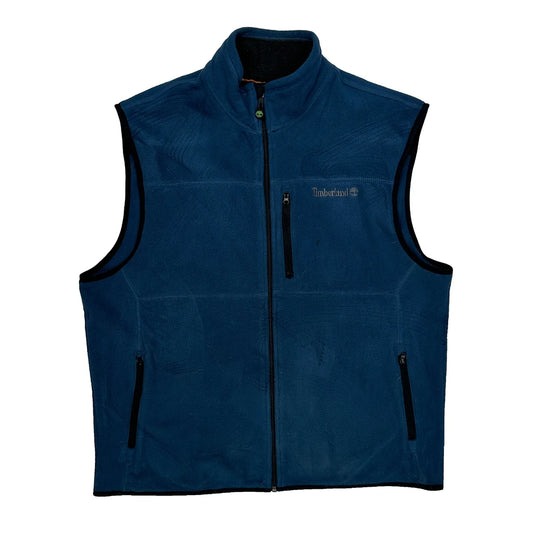 Timberland Gilet - Large Blue Polyester