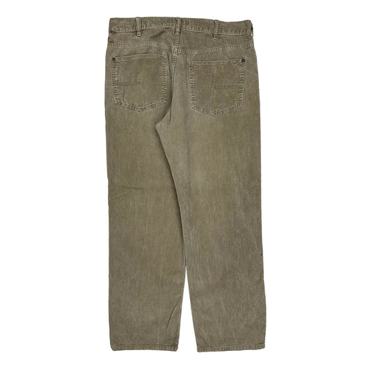 Vintage Calvin Klein Jeans Cord Trousers - 35W 32L Beige Corduroy