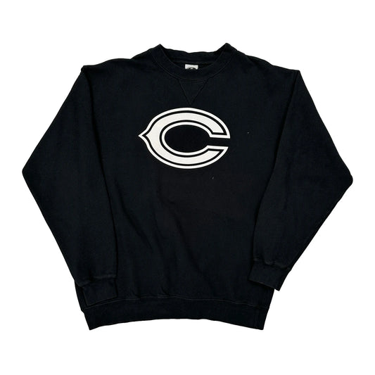 Vintage Impact Sweatshirt - Medium Black Cotton