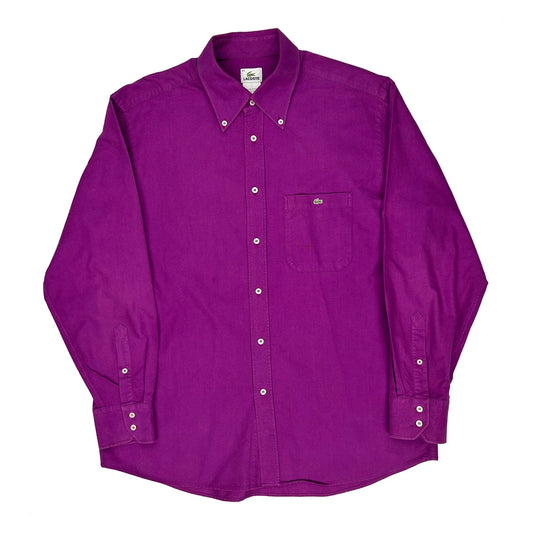 Lacoste Shirt - XL Purple Cotton