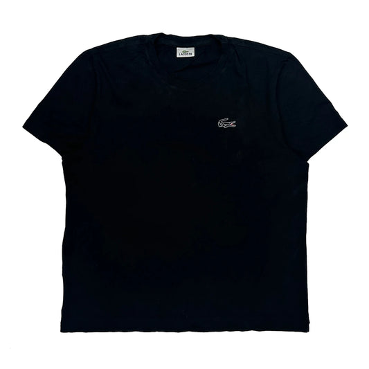 Vintage Lacoste T-Shirt - 2XL Black Cotton