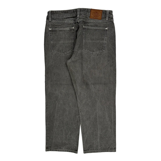 Pj Mark Jeans - 35W 30L Grey Cotton