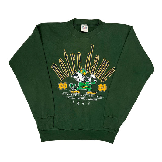 Notre Dame Fighting Irish Tnt College Sweatshirt - Medium Green Cotton