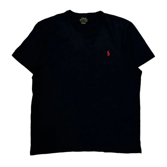 Vintage Polo By Ralph Lauren Slim Fit T-Shirt - XL Black Cotton