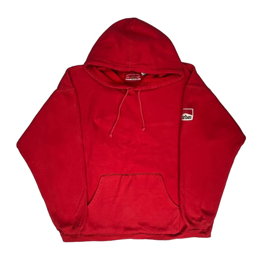 Country Store Marlboro Classics Oversized Hoodie - XL Red Cotton Blend