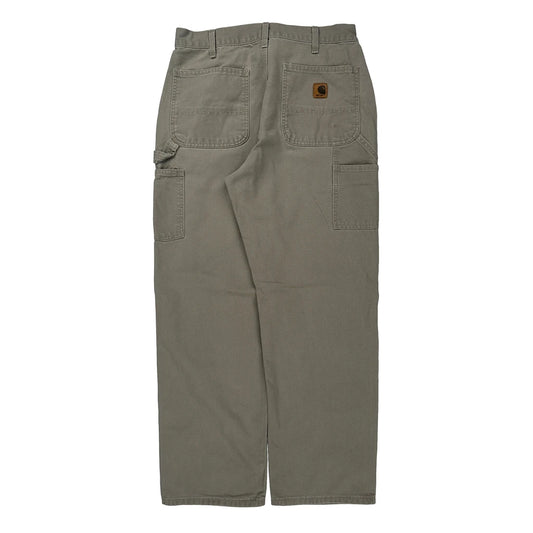 Carhartt Carpenter Trousers - 32W 31L Grey Cotton