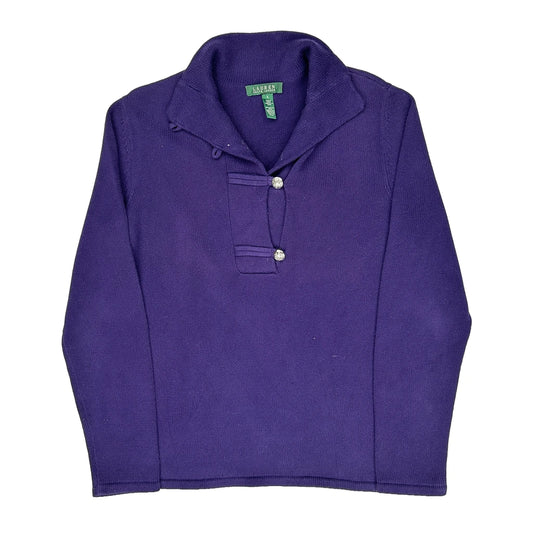 Ralph Lauren Jumper - Small Purple Cotton