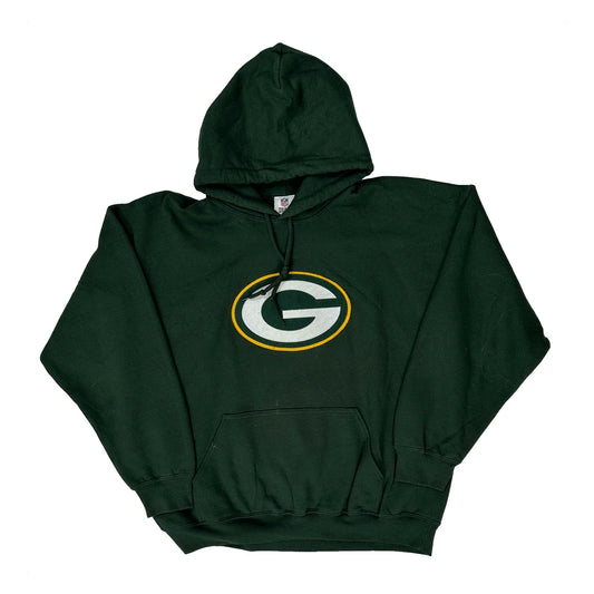 Green Bay Packers N.F.L. Team Apparel Graphic Hoodie - XL Green Cotton Blend