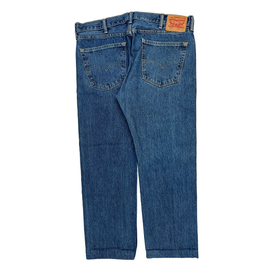 505 Levis Jeans - 38W 28L Blue Cotton