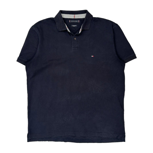 Tommy Hilfiger Polo Shirt - XL Navy Cotton