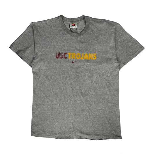 Vintage USc Trojans Nike College T-Shirt - Medium Grey Cotton