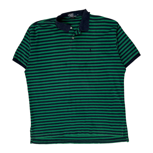 Polo By Ralph Lauren Striped Polo Shirt - XL Navy Cotton