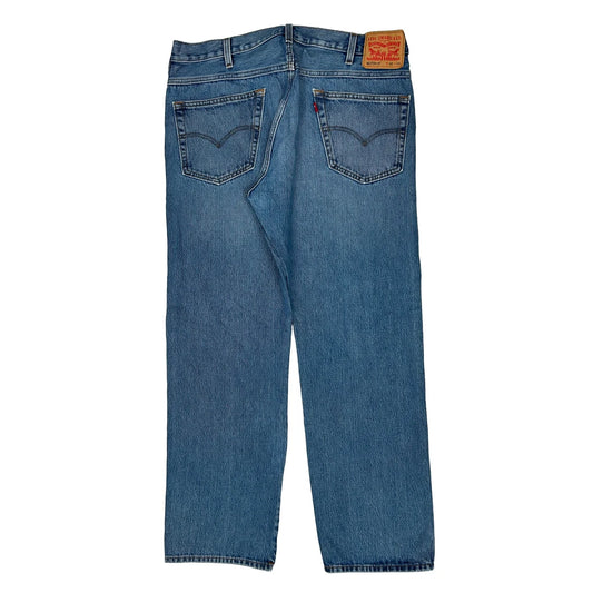 Western Fit Levis Jeans - 38W 32L Blue Cotton