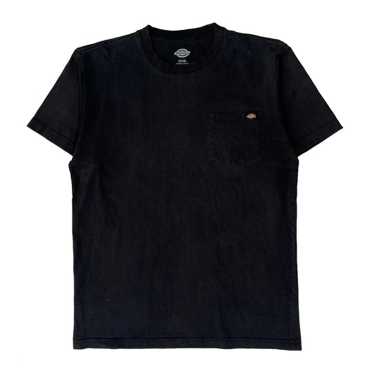 Dickies Tall T-Shirt - Large Black Cotton