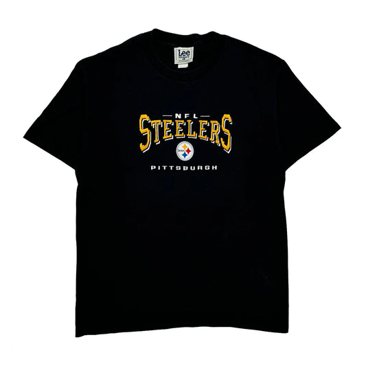 Pittsburgh Steelers Lee Sport Nfl T-Shirt - Large Black Cotton