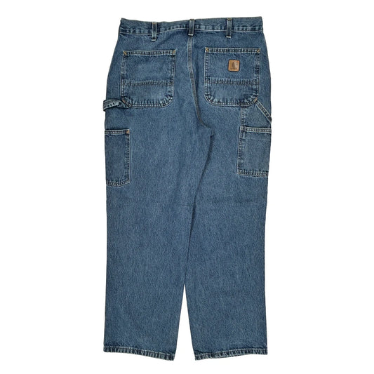 Carhartt Carpenter Jeans - 32W 30L Blue Cotton