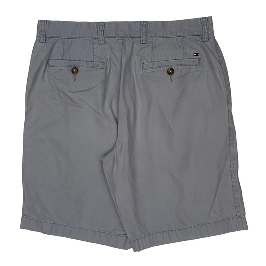 Tommy Hilfiger Chino Shorts - 32W 10L Grey Cotton