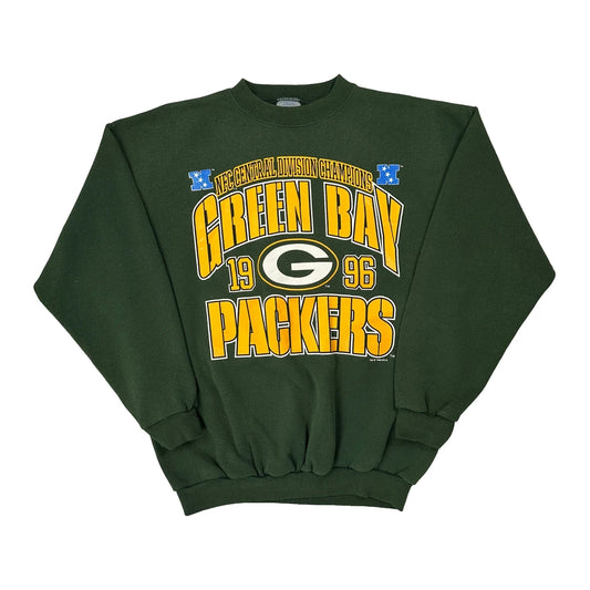 Green Bay Packers Logo 7 Nfl Sweatshirt - Large Green Cotton