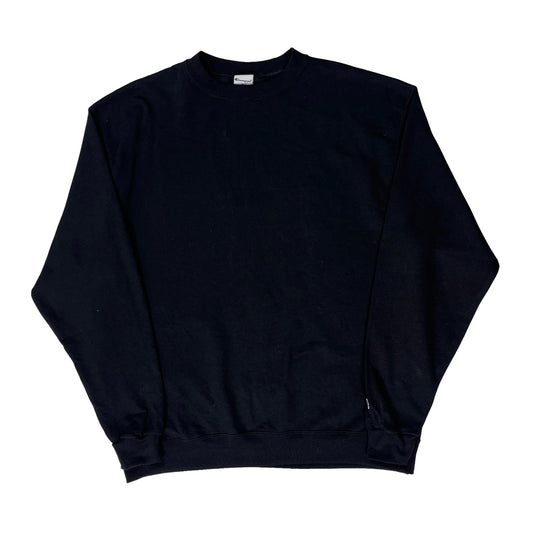 Champion Graphic Sweatshirt - XL Black Cotton