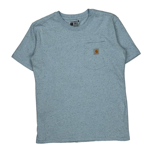 Carhartt T-Shirt - Small Blue Cotton
