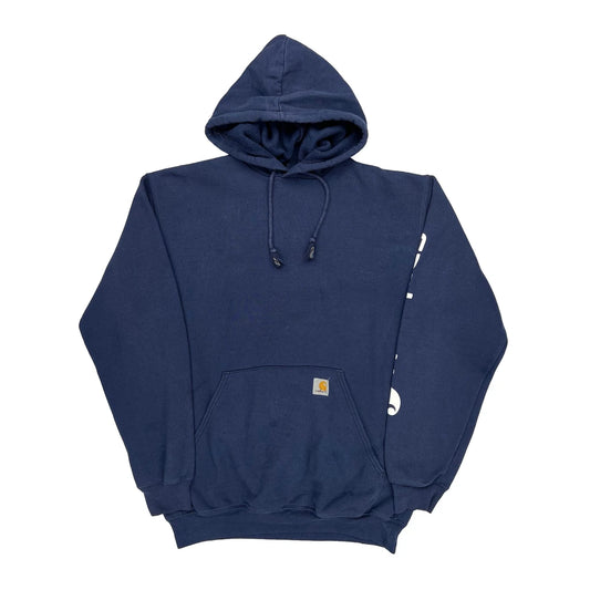 Carhartt Hoodie - Medium Navy Cotton Blend