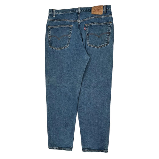 Levis 550 Jeans - 36W 32L Blue Cotton