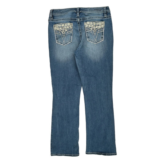 Vigoss Boot Cut Jeans - 34W UK 14 Blue Cotton