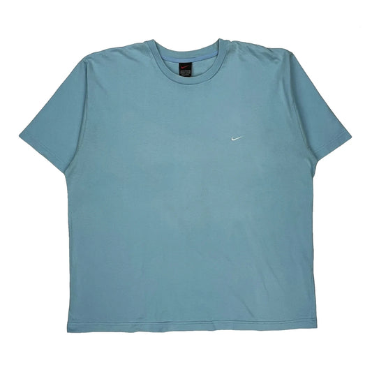 Nike T-Shirt - XL Blue Cotton